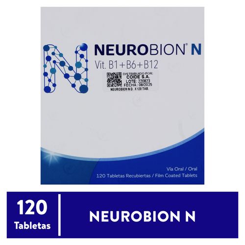 Neurobion N Disp 120 Tab - precio Indicado por tableta