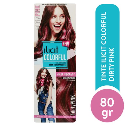Tinte Ilicit Colorful Dirty Pink -80 g