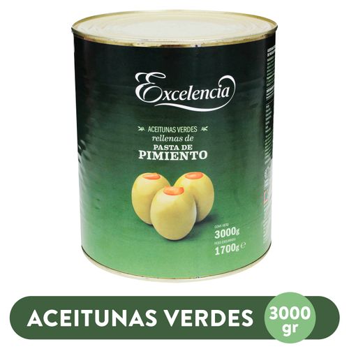 Aceituna Excelencia Rllen Pimient 3000gr