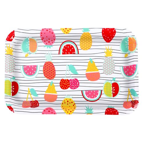 Charola Frutas Juicy Fruits 19x30cm -  1 Pza