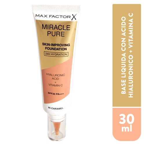 Base Miracle Pure Marca Max Factor Foundation Caramel