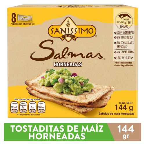 Tostaditas Sanissimo Maíz - 144gr