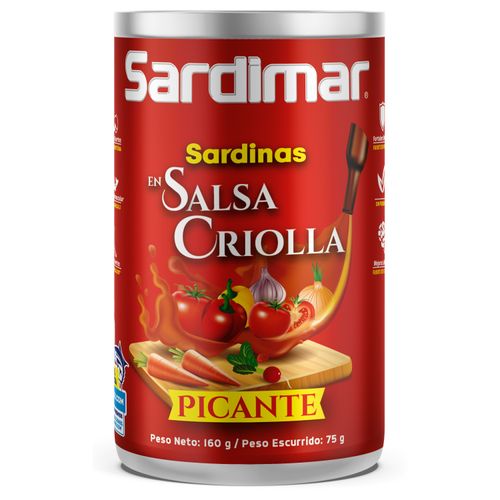 Sardinas Sardimar en Salsa Criolla - 160gr