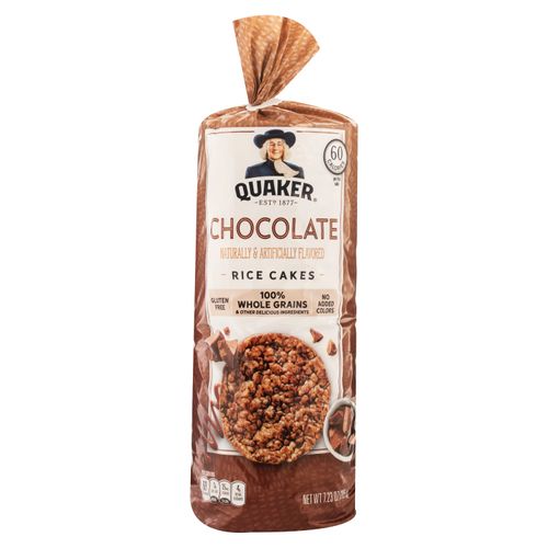Tortas Quaker de arroz con Chocolate - 205 g
