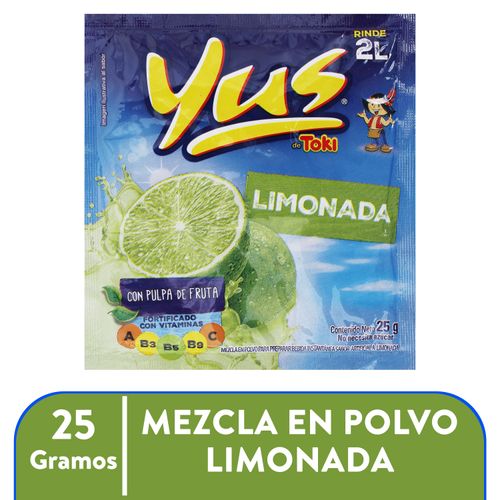 Bebida En Polvo Yus Limonada - 25 g