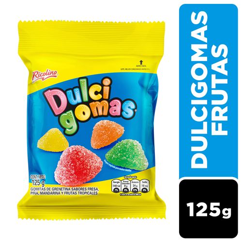 Gomitas Ricolino Dulcigomas Frutas - 125g