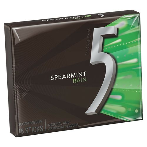 Chicle Five Wrigley spearmint rain - 40.5 g