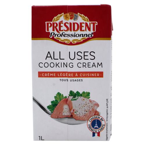 Crema President De Cocinar 1L