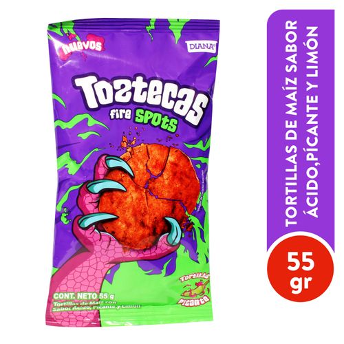 Tortilla Fire Spots Toztecas Diana - 55 g