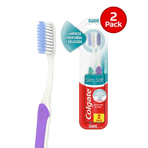 Cepillo Dental Colgate Slim Soft 2pk