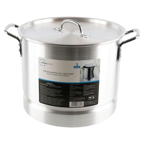 Juego Ollas Aluminio 20qt De 3 Piezas