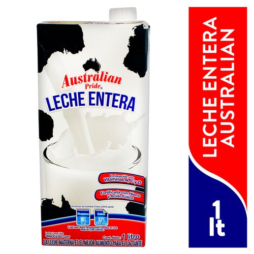 Leche Australian Entera UHT - 1 Litro