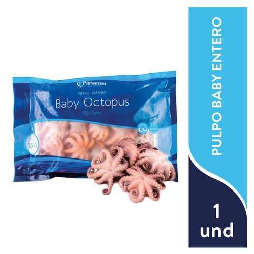 Pulpo entero baby Panamei - 907 g
