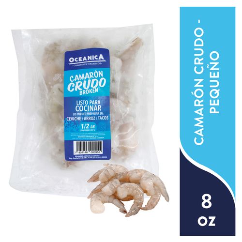 Camaron Crudo Pequeño Pelado Gambore - 8 onz