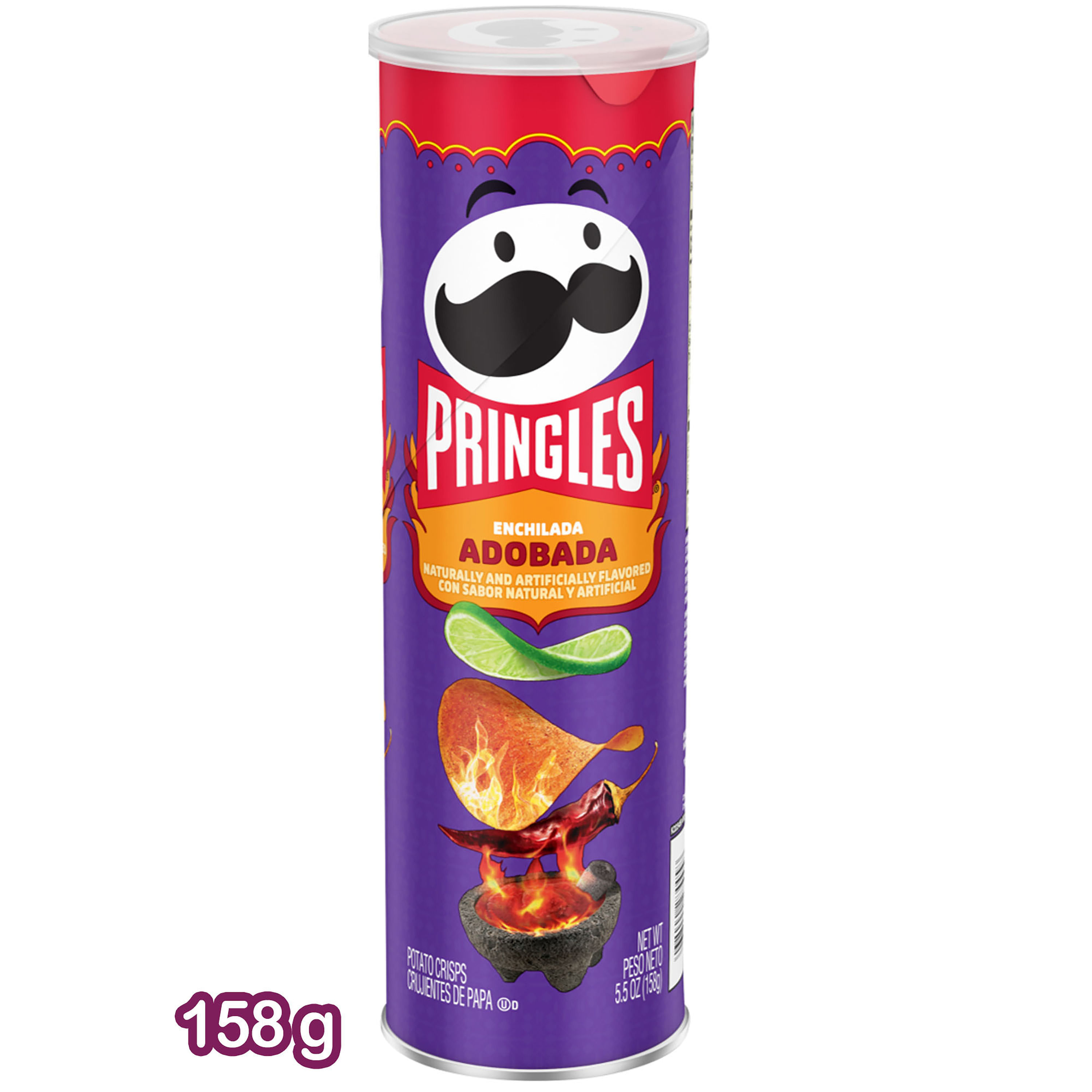 Botana-Crujiente-Pringles-A-Base-De-Papa-Sabor-Enchilada-Adobada-Lata-158g-1-66064