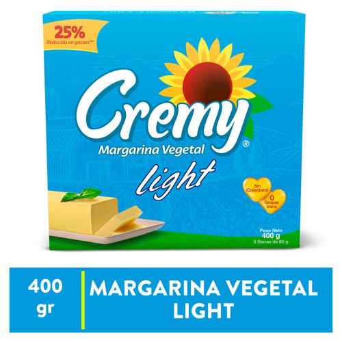 Margarina Vegetal Cremy Light Barra - 400g