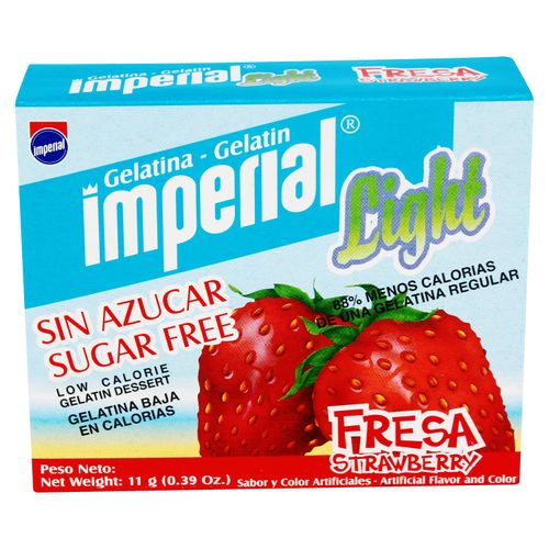 Gelatina Imperial Light Fresa - 11gr