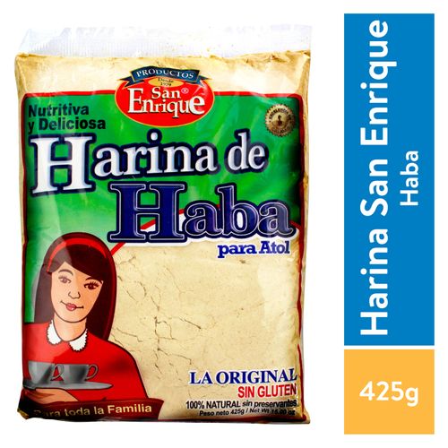 Harina San Enrique De Haba para Atol sin gluten - 425gr