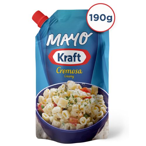 Aderezo mayonesa Kraft cremosa doypack - 190 g