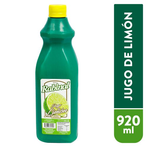 Jugo Rabinal De Limón 100% Natural - 920ml