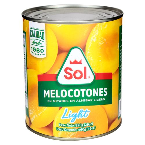 Melocotón En Almibar Sol, Delight - 820g