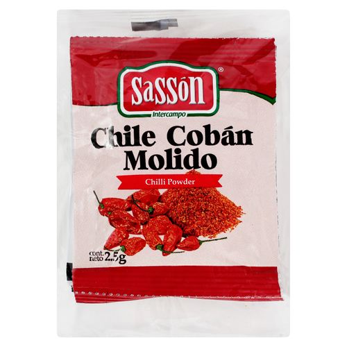Chile Sasson Coban Molido 6 Pack - 15 g