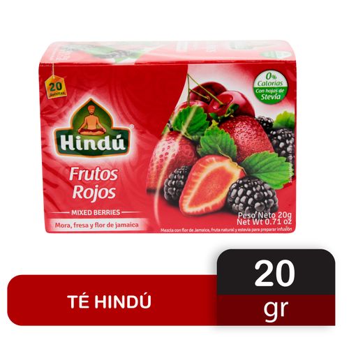 Te Hindu Frutos Rojos 20 Gr