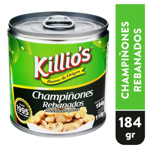 Champiñones Killios Rebanados - 184gr