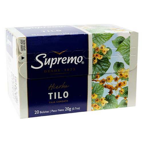 Te Supremo Sabor Tilo Caja - 40 g