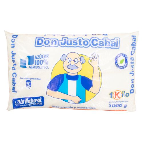 Azúcar Don Justo Cabal Blanca Bolsa - 1kg