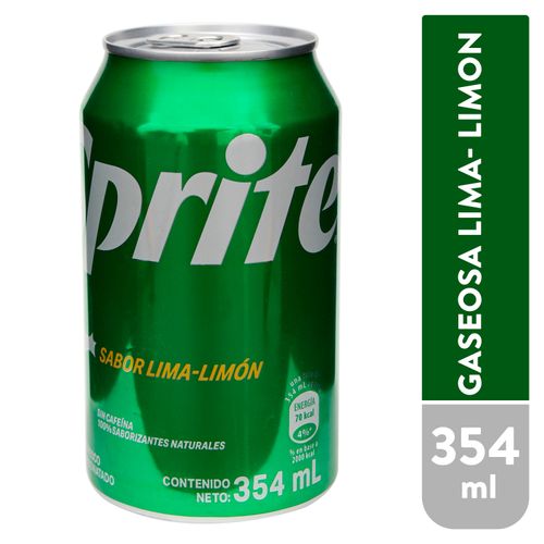 Gaseosa Sprite Regular Lata - 354 ml