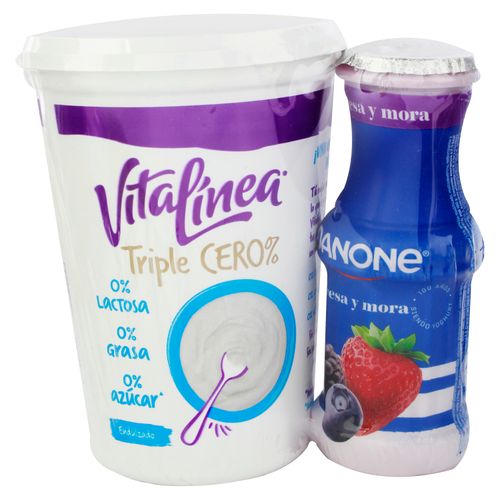 Yogurt Danone Vitali Natura Sin Azucar - 900gr