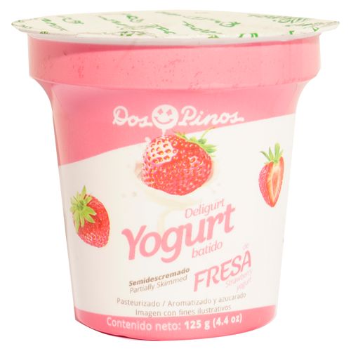 Yogurt Batido Fresa Dos Pinos - 125 g