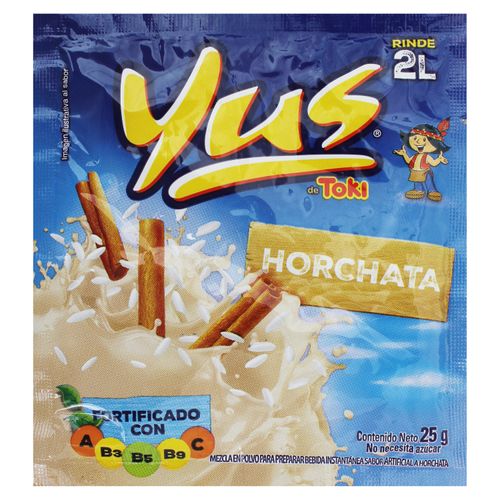 Bebida En Polvo Yus Horchata - 25 g