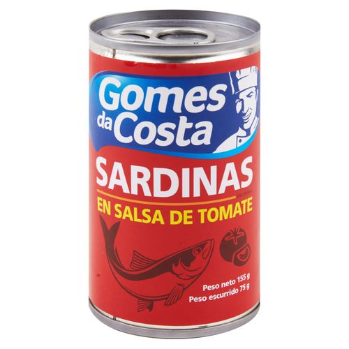 Sardina Gomes Da Costa en salsa de Tomate - 155 g