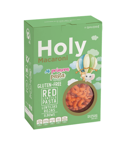 Holy Kids Lenteja Roja Macaronni250gr