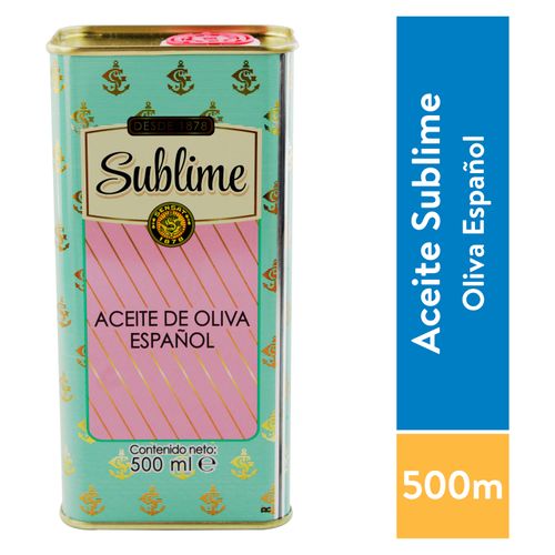Aceite Sublime Oliva Espanol Lata - 500ml