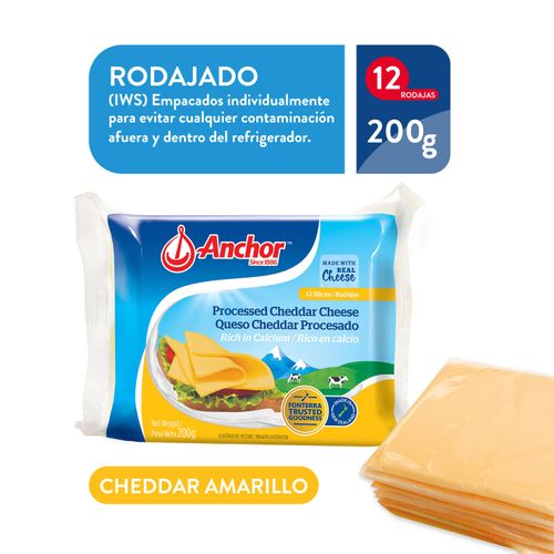 Queso Chedar Amarillo Anchor - 200g