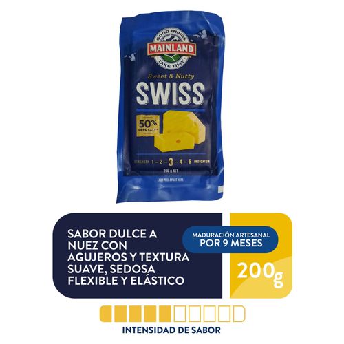 Queso Suizo Mainland Natural - 200g