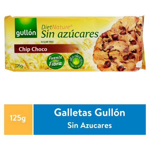 Galleta Gullon Chip Choco Sin Azúcar - 125 g
