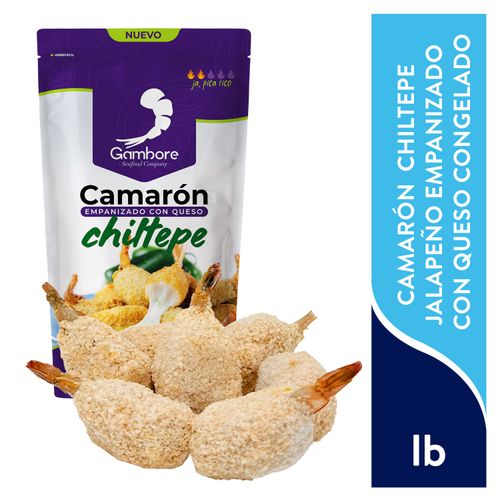 Camarón Gambore empanizado con jalapeño y queso - 454 g