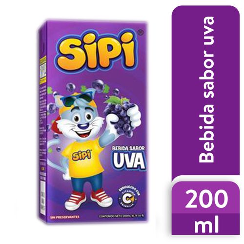 Refresco Sipi Sabor Uva  200Ml