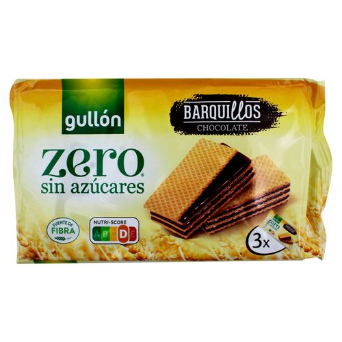 Galleta Gullon Barquillo de Choco sin Azúcar -210g