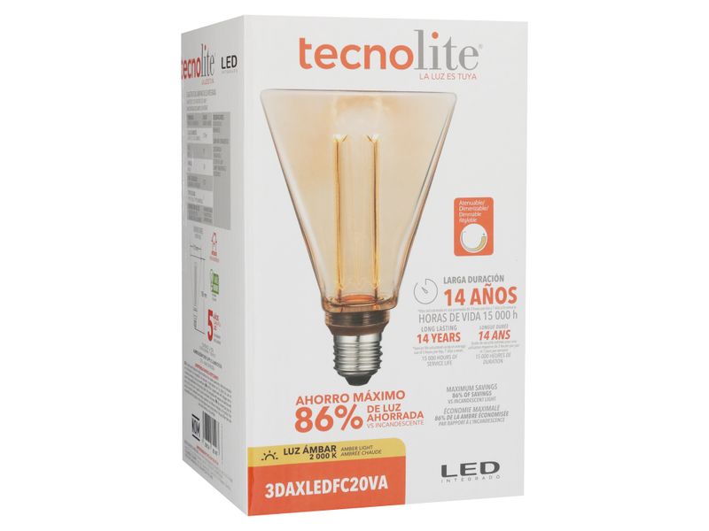 Foco-Tecnolite-Led-3W-E27-Ambar-Filamento-Cono-5-63139