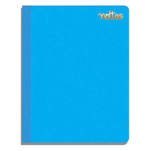 Cuaderno Nottas cosido grande celeste - 100 hojas