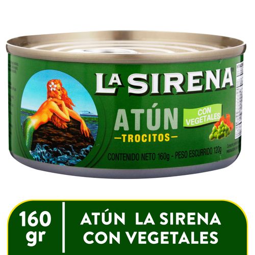 Atún La Sirena Trocitos con Vegetales - 120gr