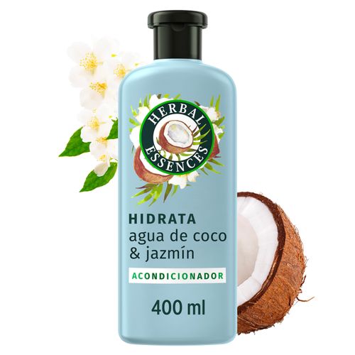 Acondicionador Herbal Essences Hidrata Agua De Coco & Jazmín 400 ml
