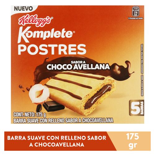 Barra Komplete Kellogs Postre Choco -175 g