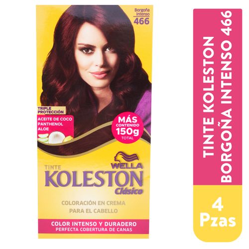 Tinte para cabello Koleston clásico borgoña intenso 466 - 75 g