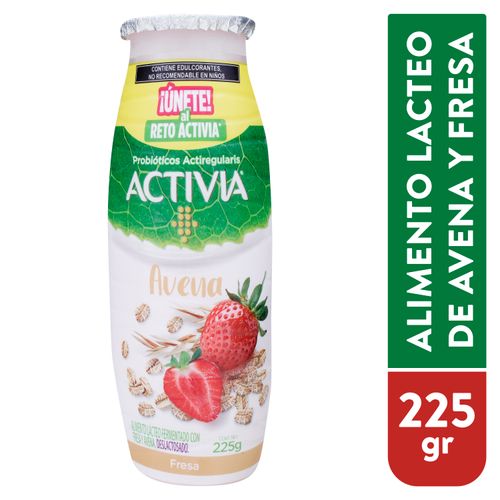 Yogurt Activia Avena Fresa 225gr